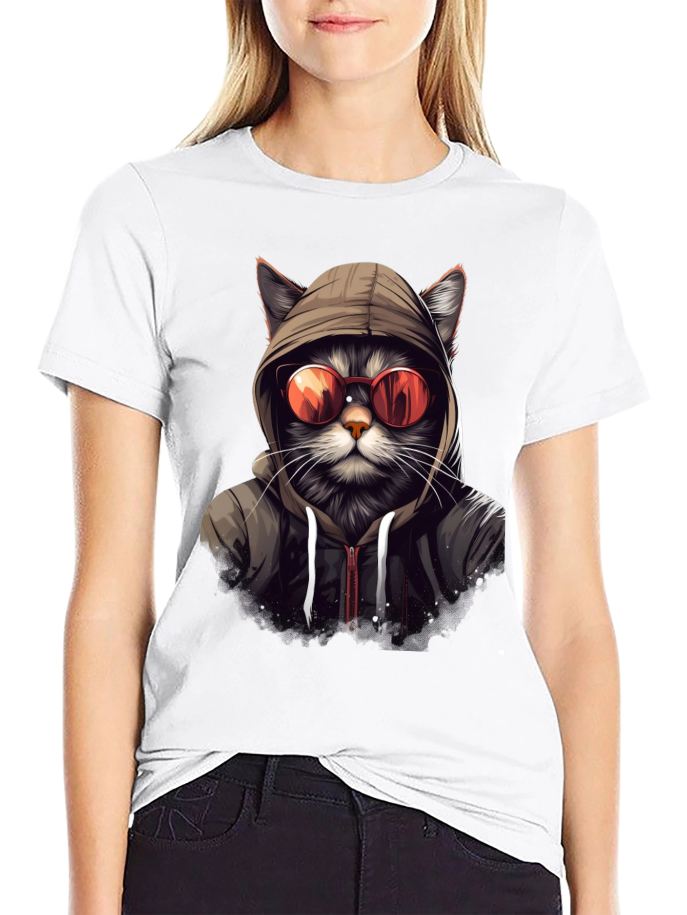 Cool Cat Hoodie T-Shirt