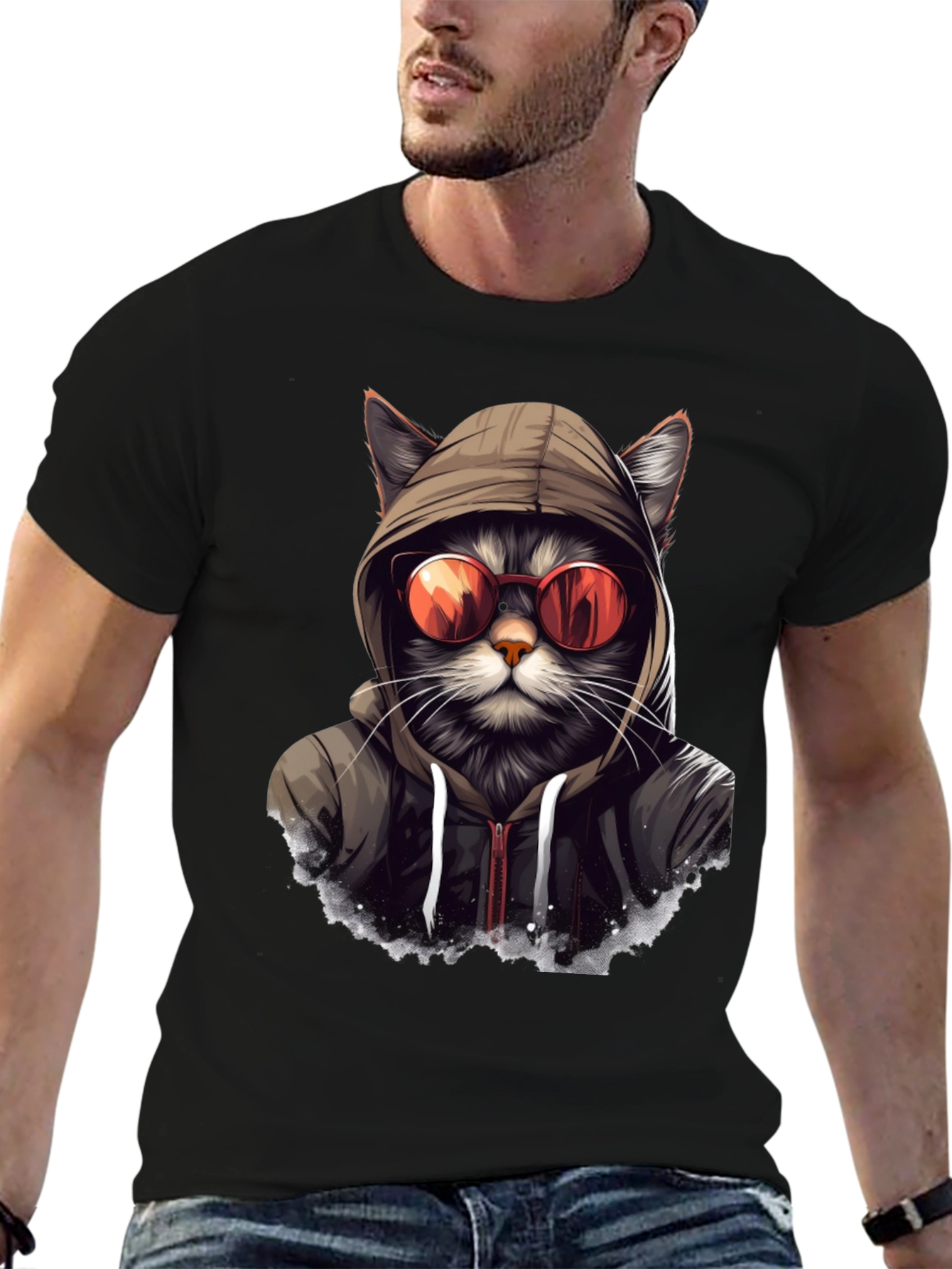 Cool Cat Hoodie T-Shirt