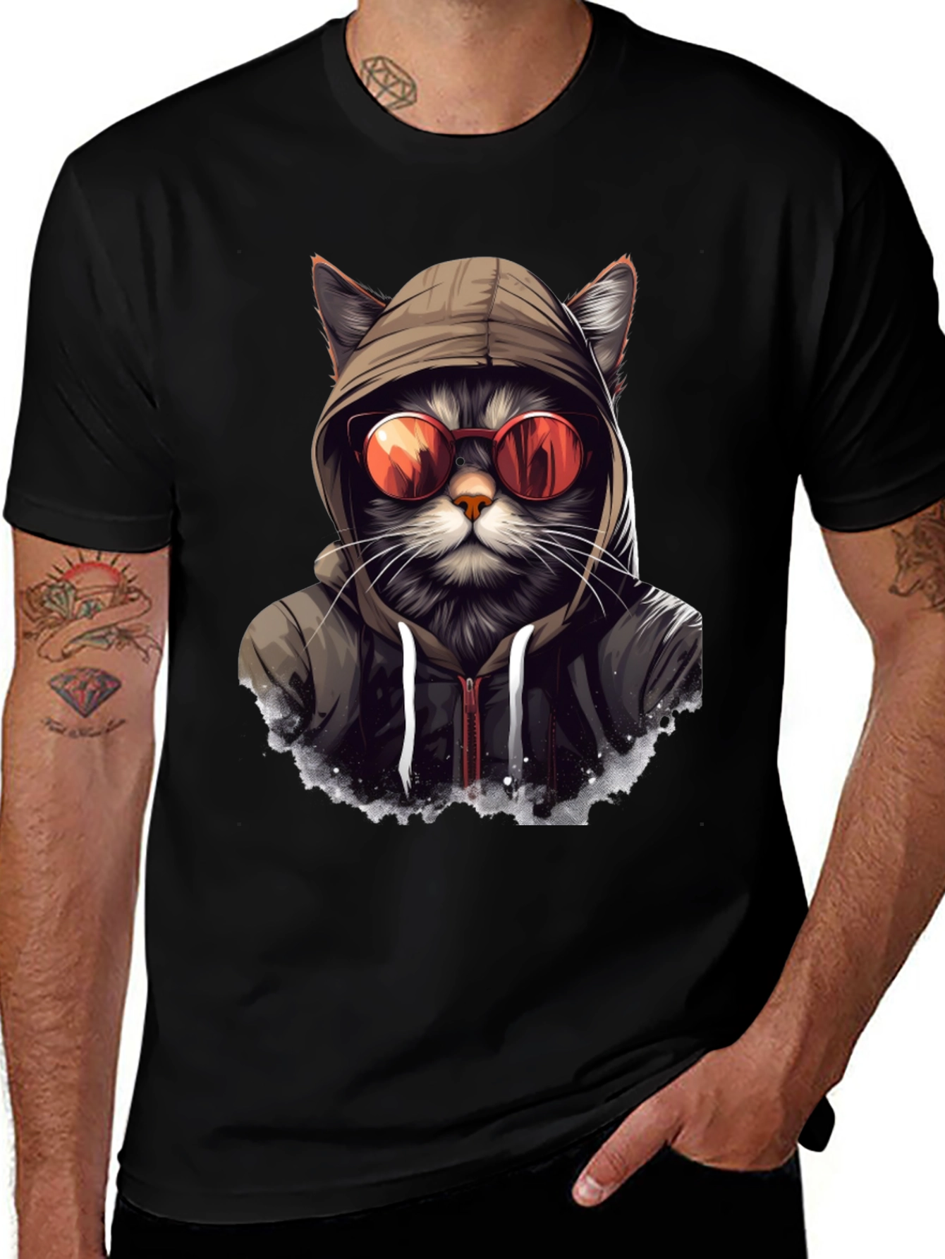 Cool Cat Hoodie T-Shirt
