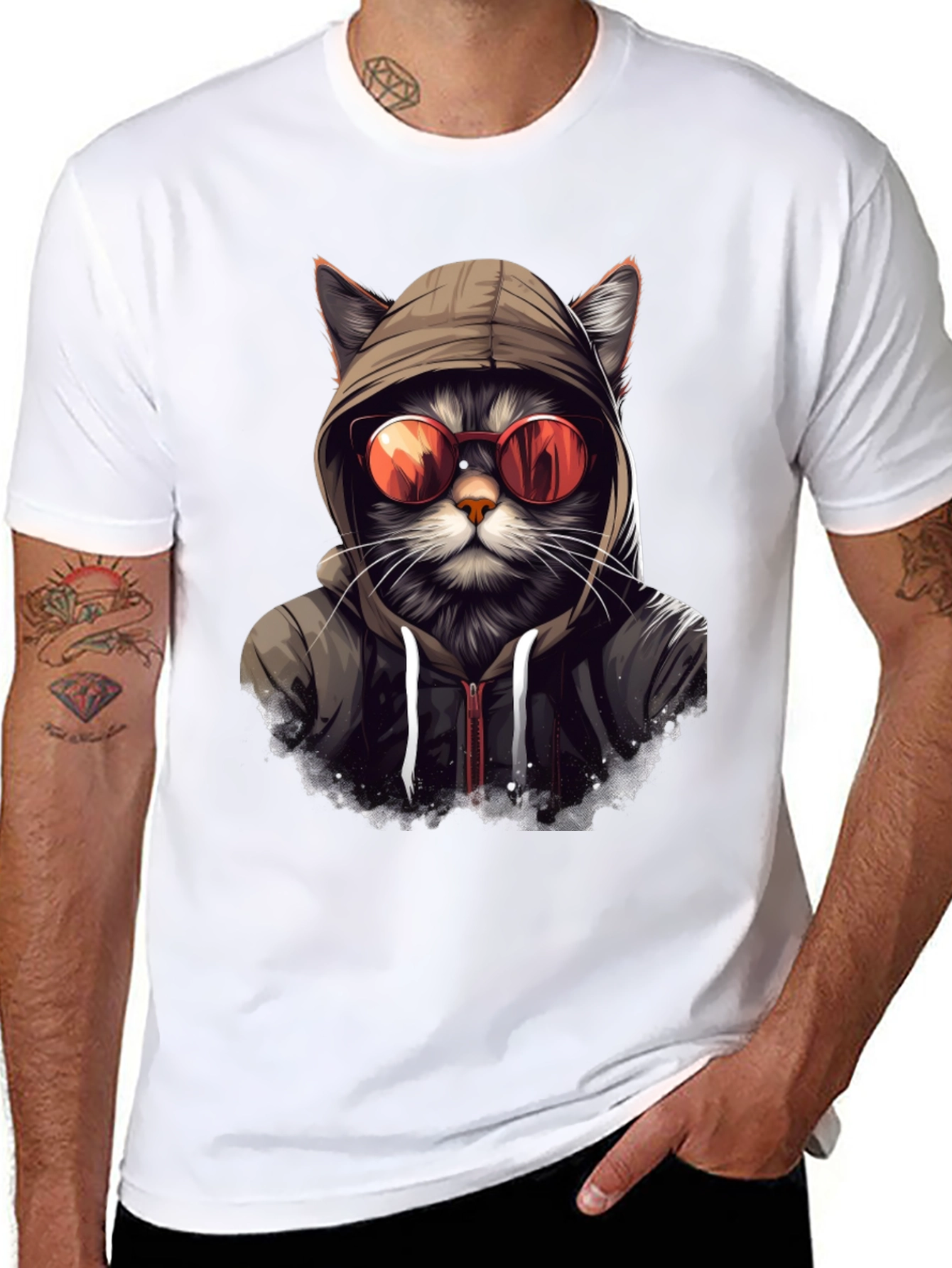 Cool Cat Hoodie T-Shirt