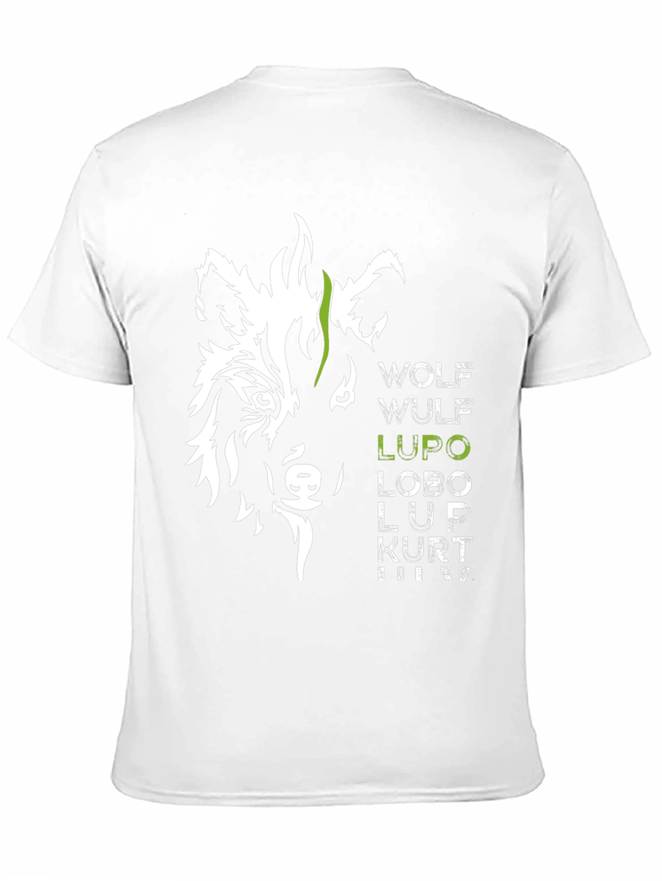 Wolf Names T-Shirt - Black