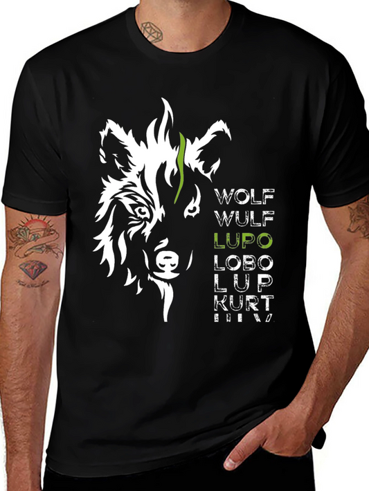 Wolf Names T-Shirt - Black