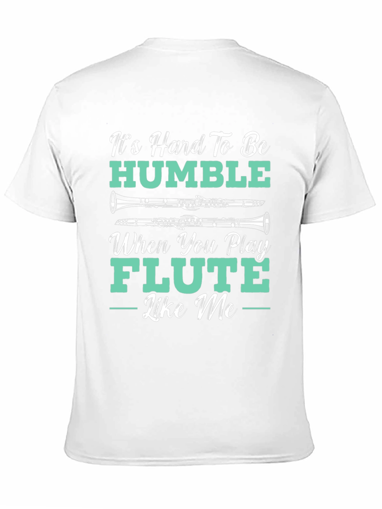Humorous Flute Player T-Shirt
