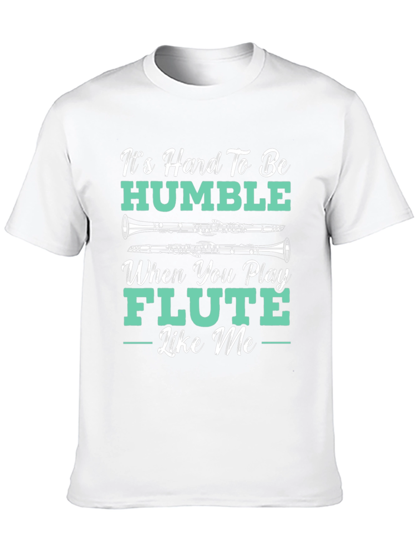 Humorous Flute Player T-Shirt