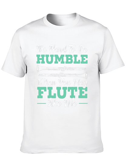 Humorous Flute Player T-Shirt