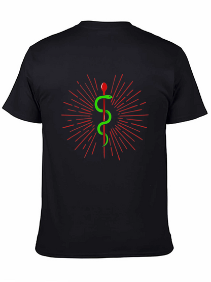 Caduceus T-Shirt - Medical Symbol Tee