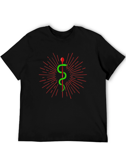Caduceus T-Shirt - Medical Symbol Tee