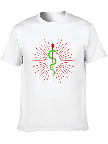 Caduceus T-Shirt - Medical Symbol Tee