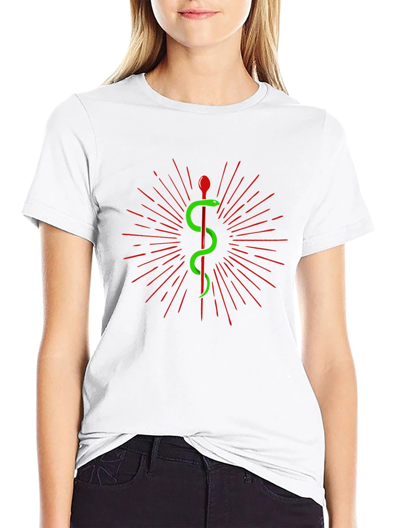 Caduceus T-Shirt - Medical Symbol Tee