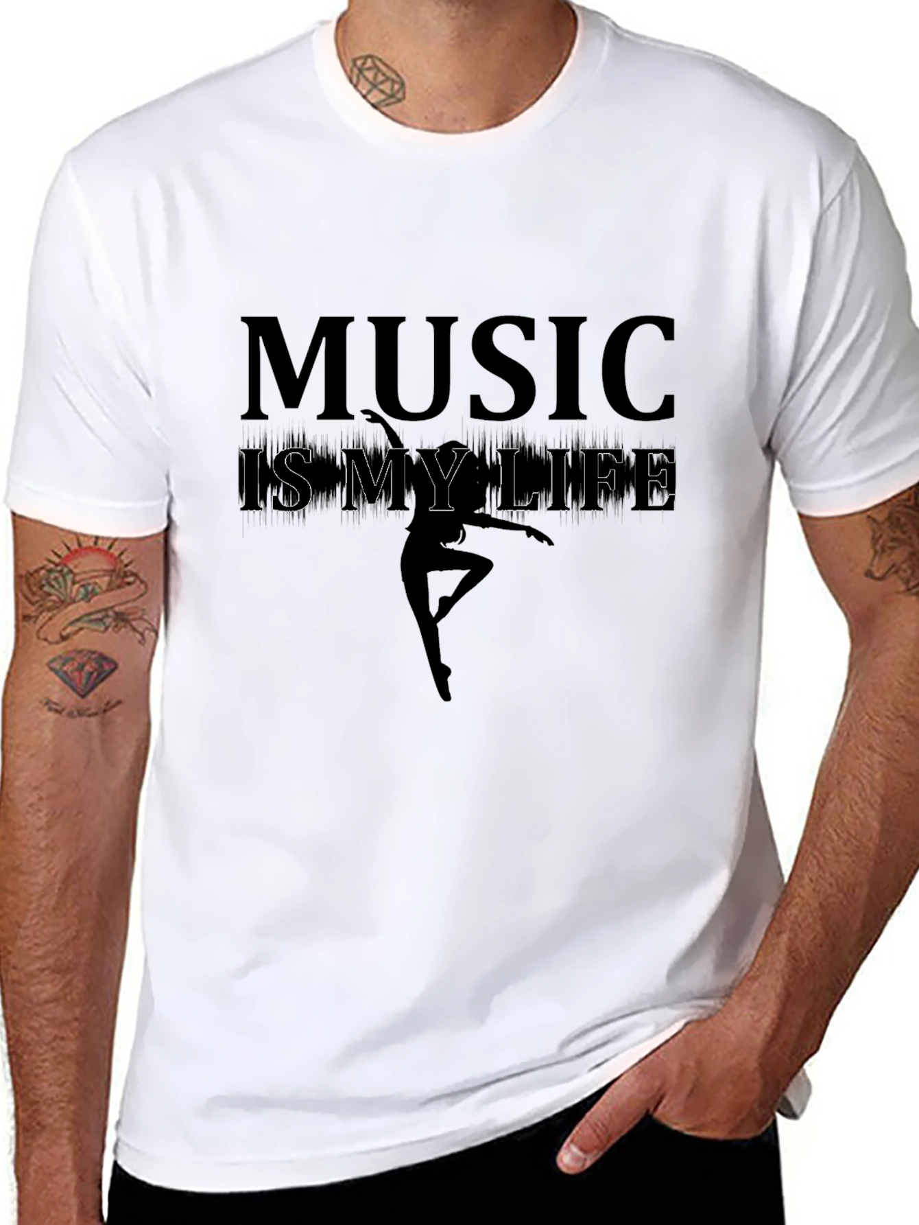 Music is My Life Graphic Tee