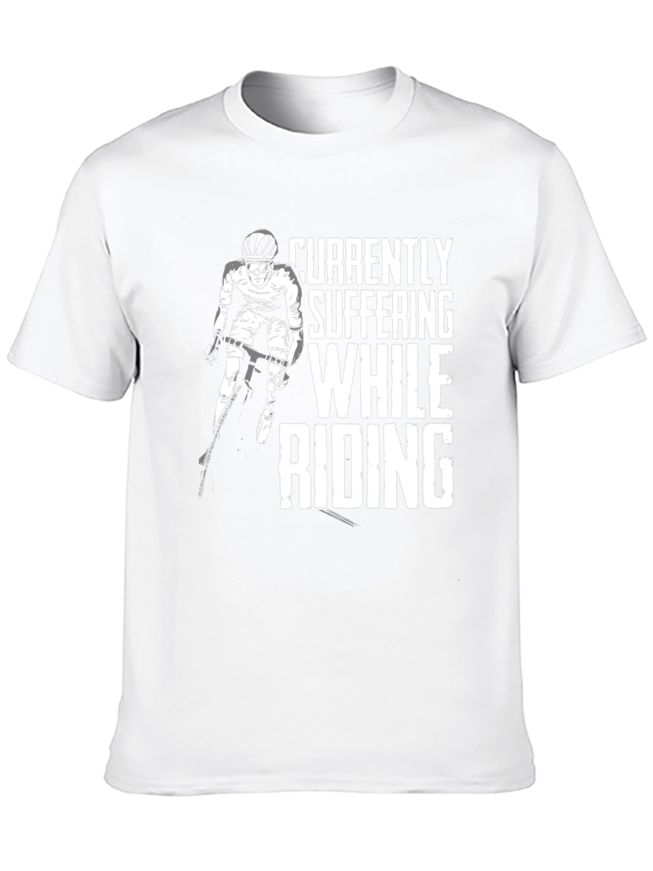 Suffering While Riding T-Shirt Black