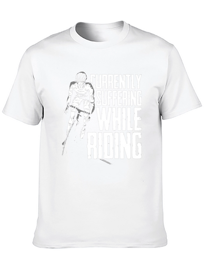 Suffering While Riding T-Shirt Black