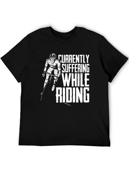 Suffering While Riding T-Shirt Black