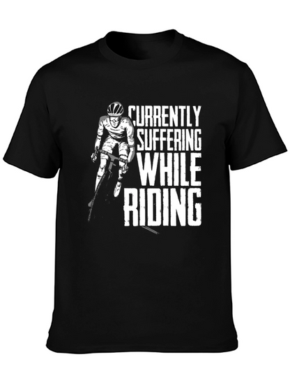 Suffering While Riding T-Shirt Black