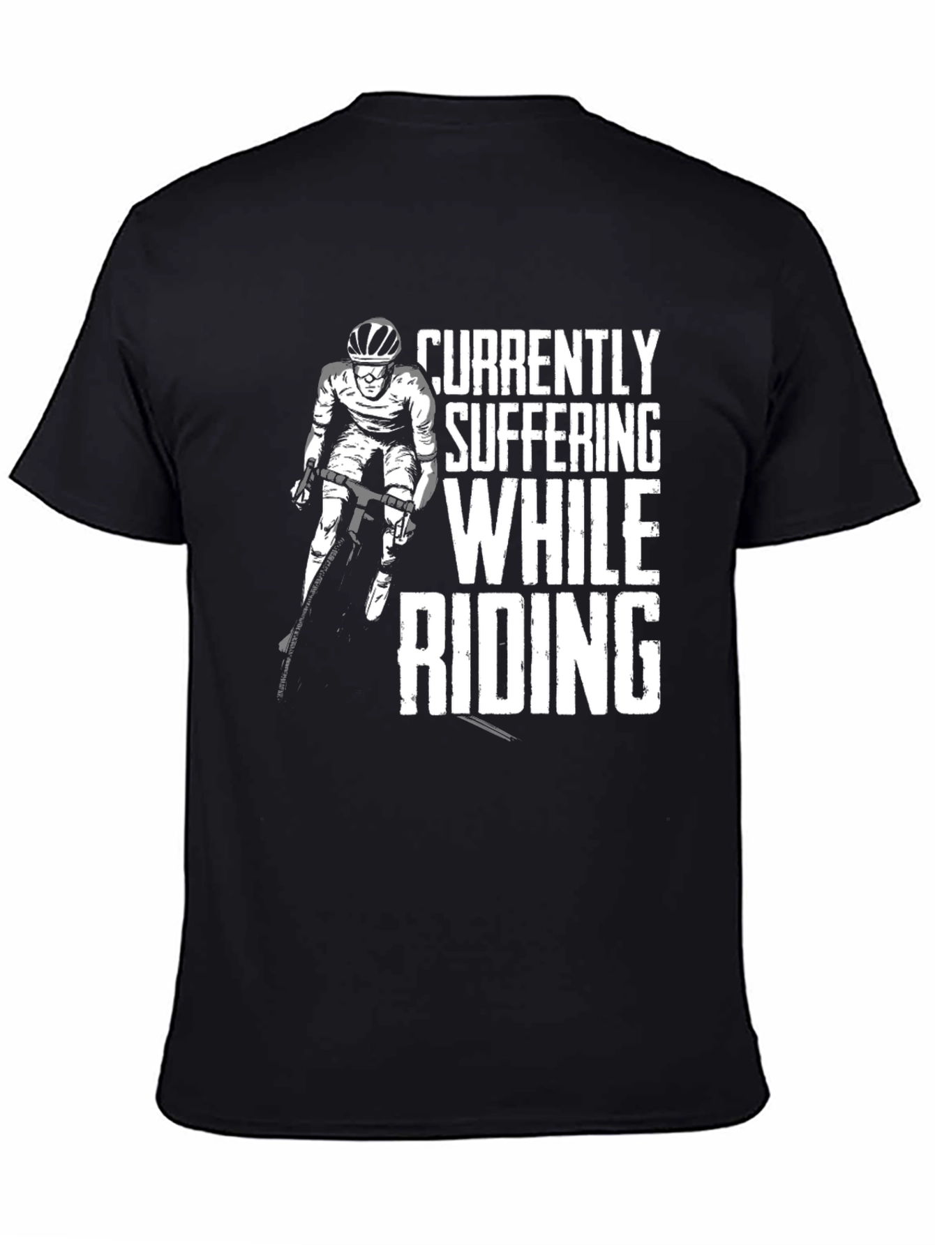 Suffering While Riding T-Shirt Black