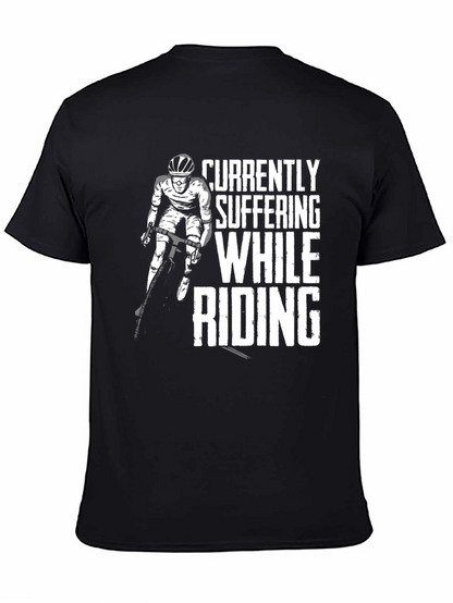Suffering While Riding T-Shirt Black