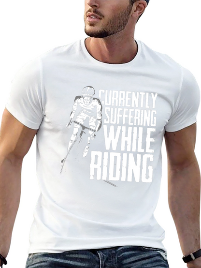 Suffering While Riding T-Shirt Black