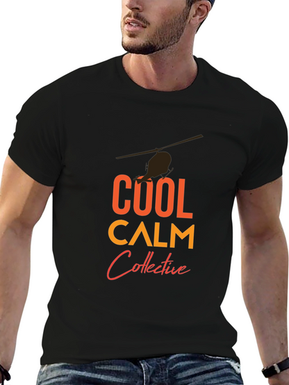 Cool Calm Collective T-Shirt - Helicopter Graphic