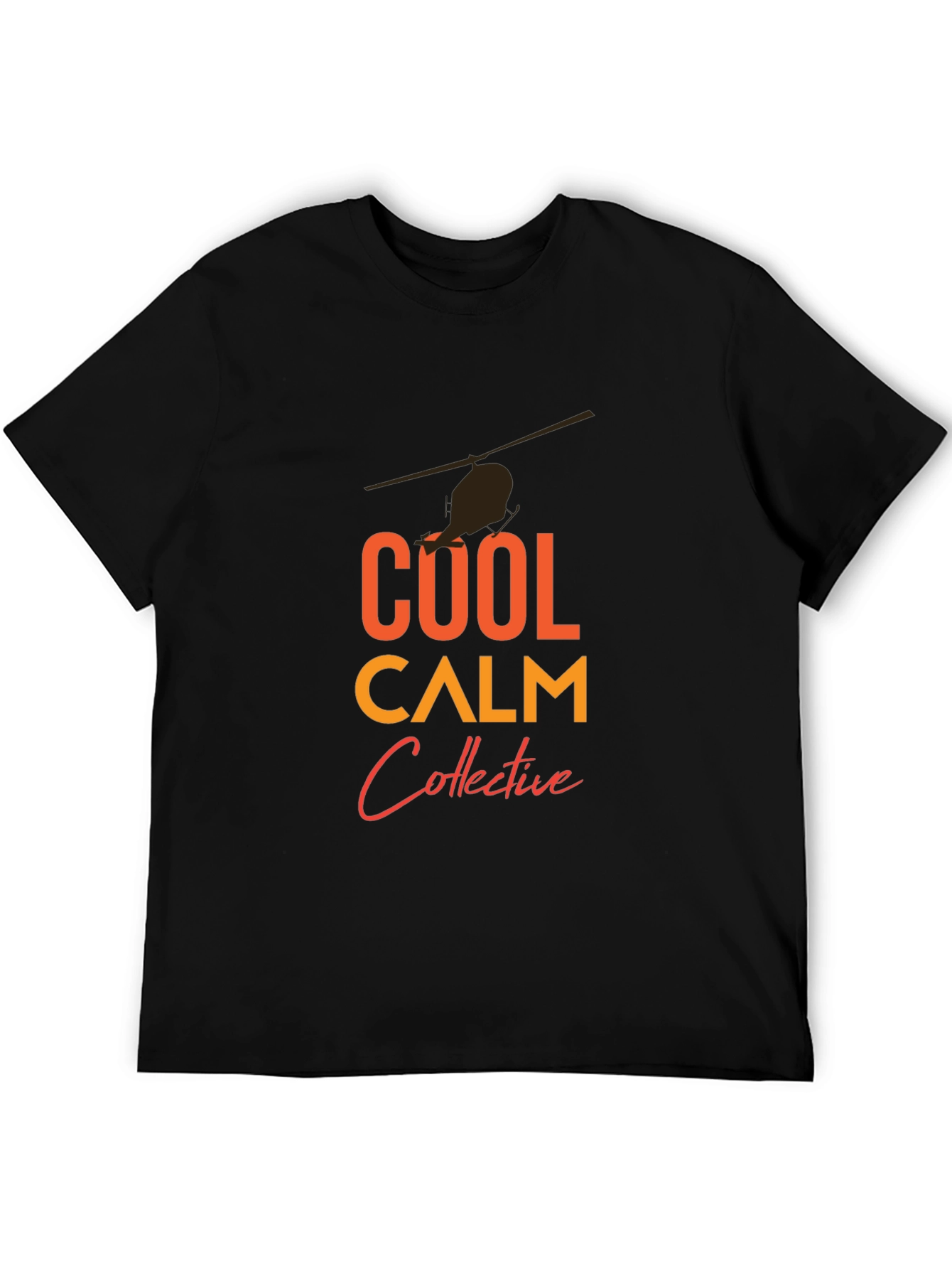 Cool Calm Collective T-Shirt - Helicopter Graphic