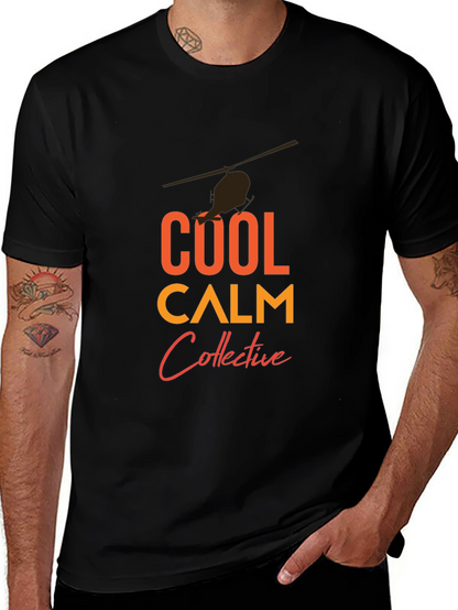 Cool Calm Collective T-Shirt - Helicopter Graphic