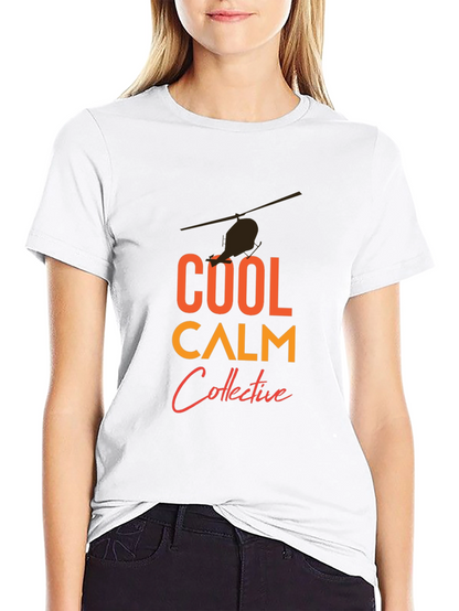 Cool Calm Collective T-Shirt - Helicopter Graphic