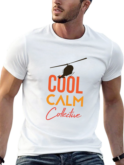 Cool Calm Collective T-Shirt - Helicopter Graphic