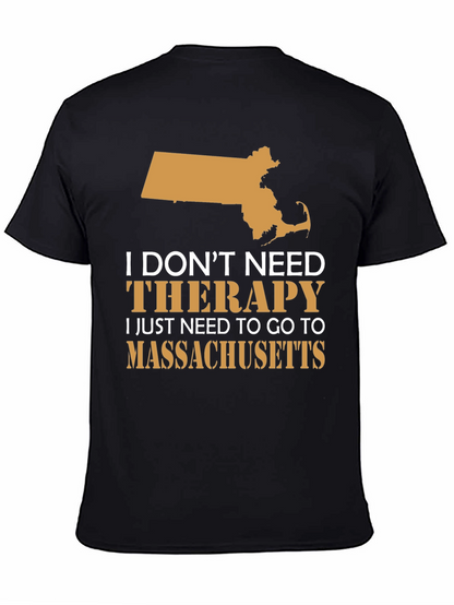 Massachusetts Therapy T-Shirt - State Pride Tee