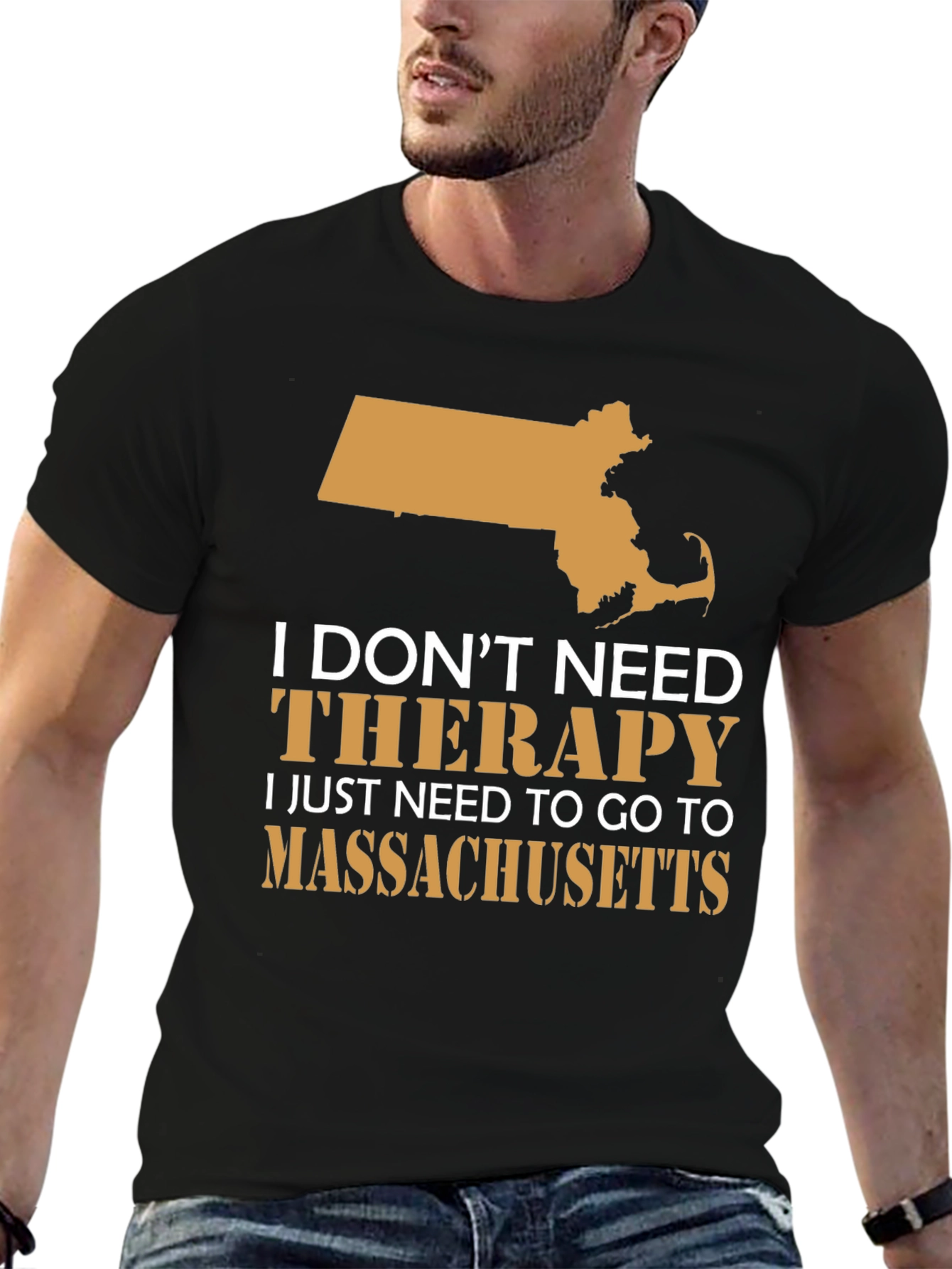 Massachusetts Therapy T-Shirt - State Pride Tee