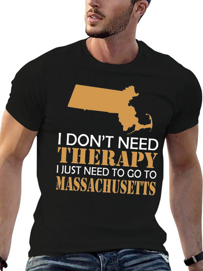Massachusetts Therapy T-Shirt - State Pride Tee
