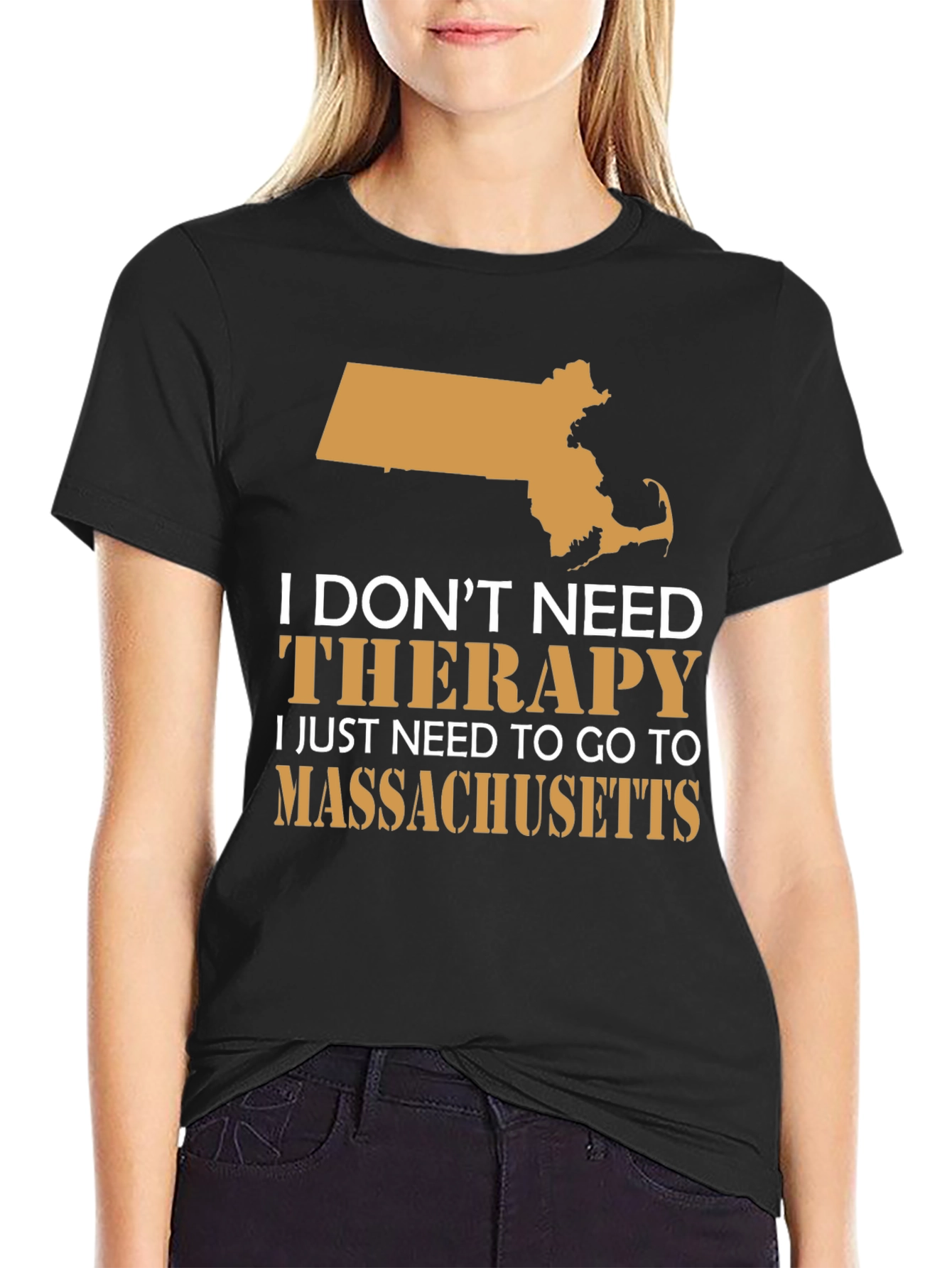 Massachusetts Therapy T-Shirt - State Pride Tee