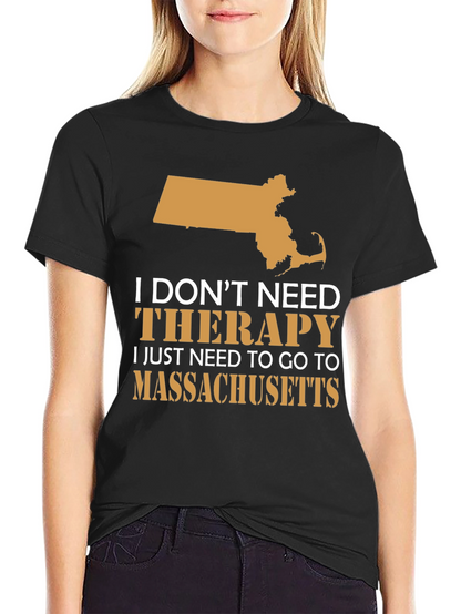 Massachusetts Therapy T-Shirt - State Pride Tee