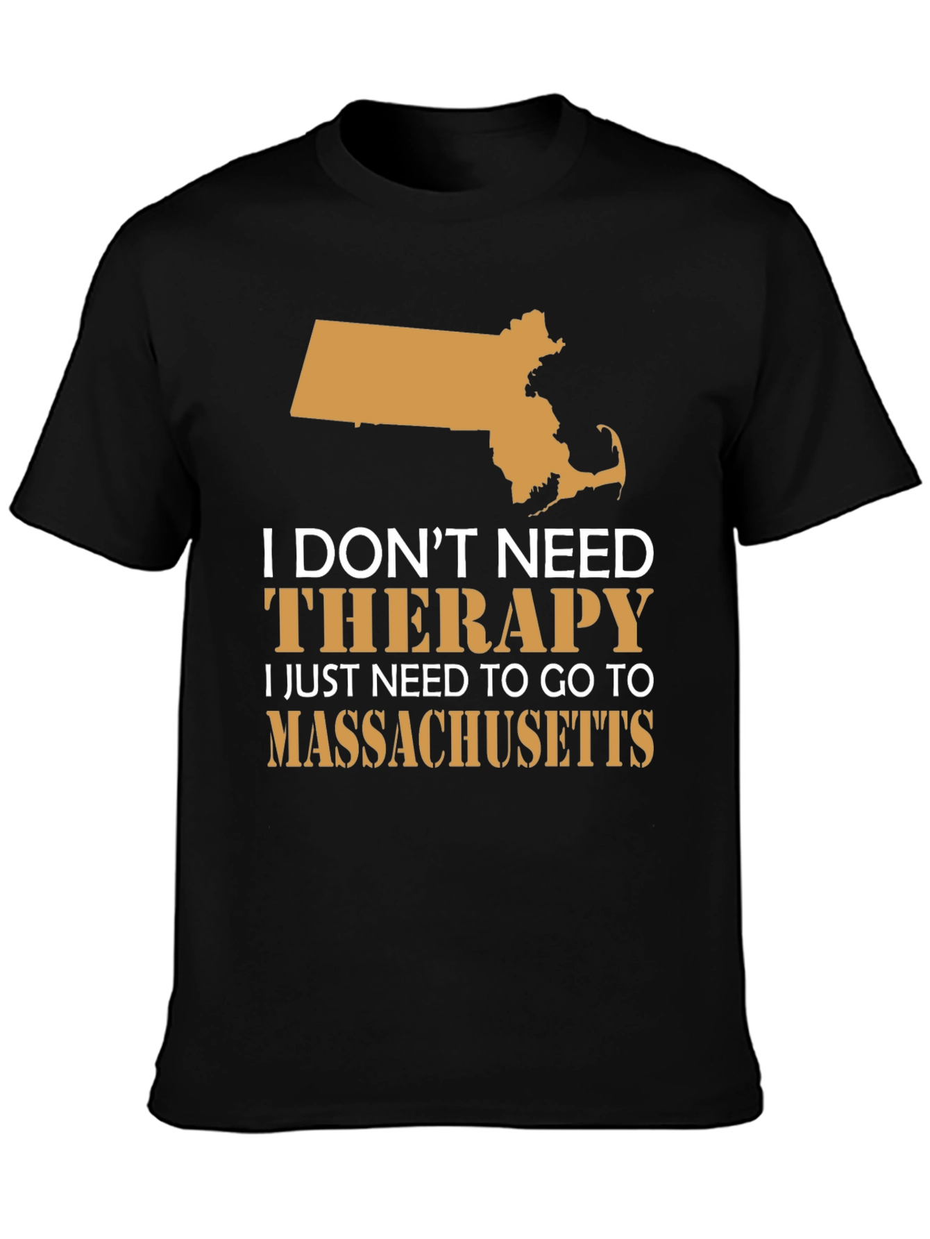 Massachusetts Therapy T-Shirt - State Pride Tee