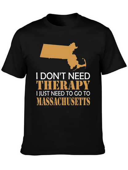 Massachusetts Therapy T-Shirt - State Pride Tee