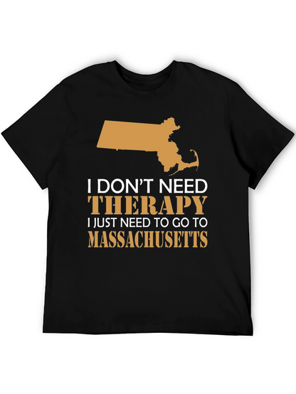 Massachusetts Therapy T-Shirt - State Pride Tee