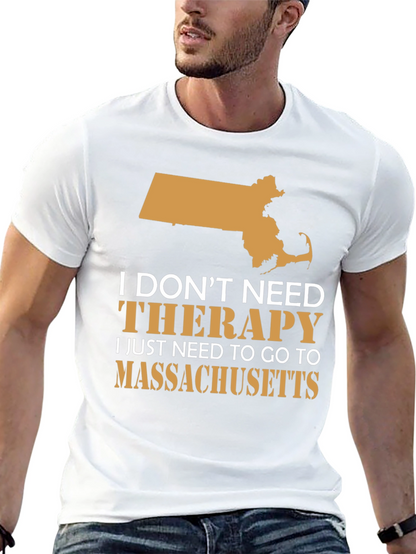 Massachusetts Therapy T-Shirt - State Pride Tee