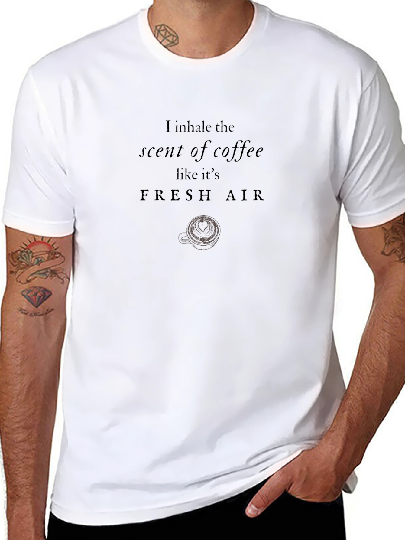 Coffee Lovers T-Shirt: Inhale the Scent