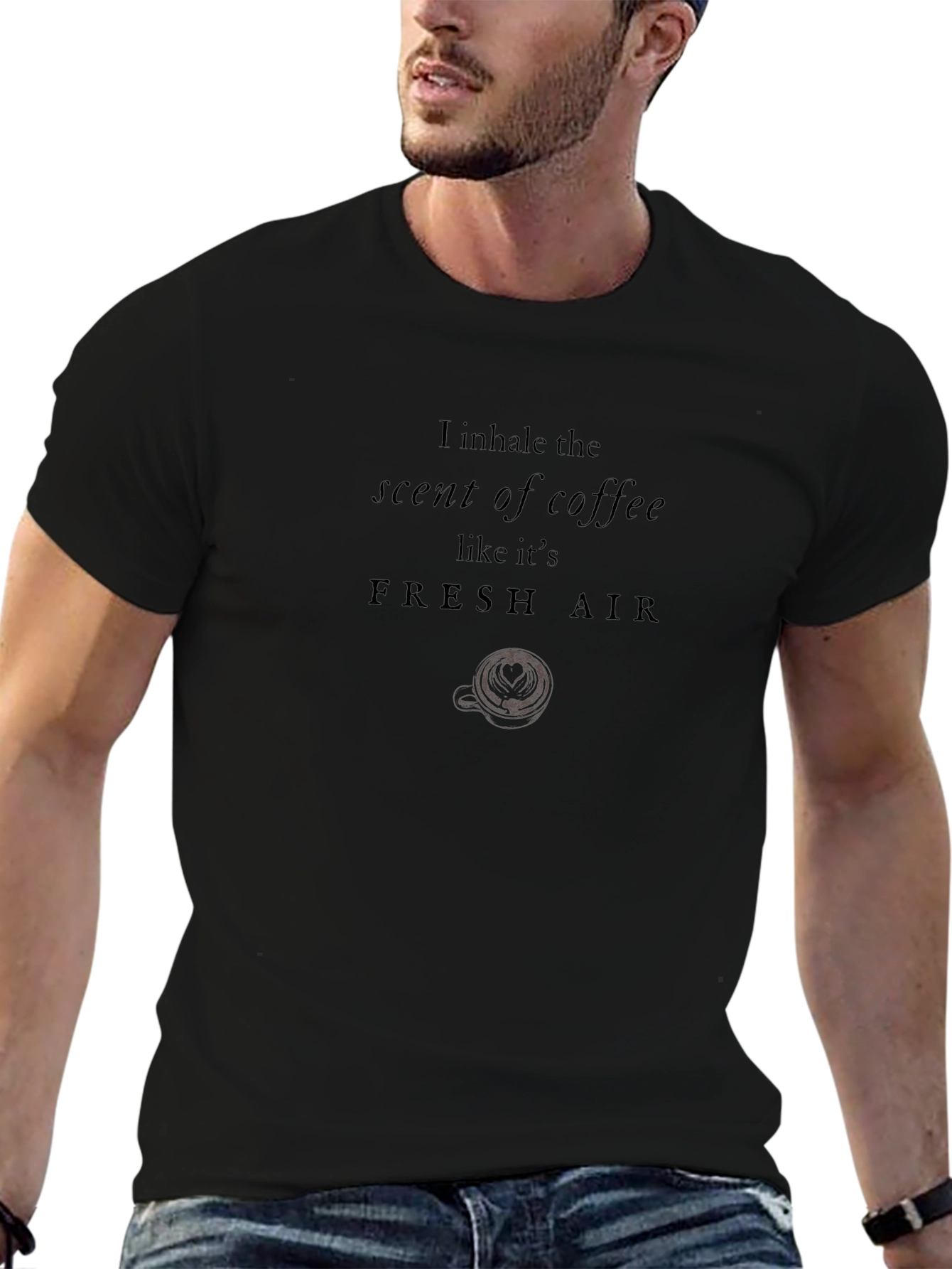 Coffee Lovers T-Shirt: Inhale the Scent