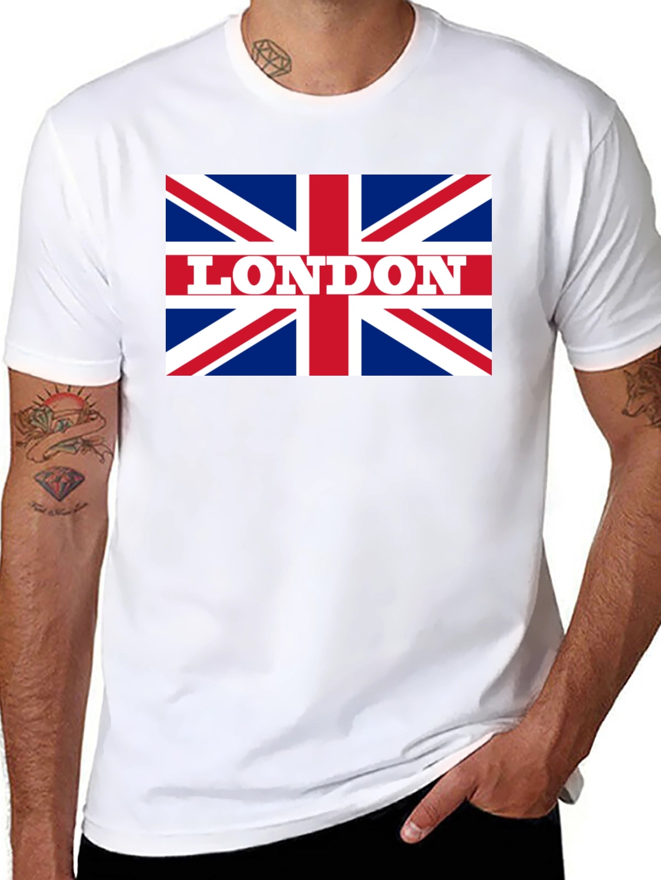 London UK Flag Graphic T-Shirt
