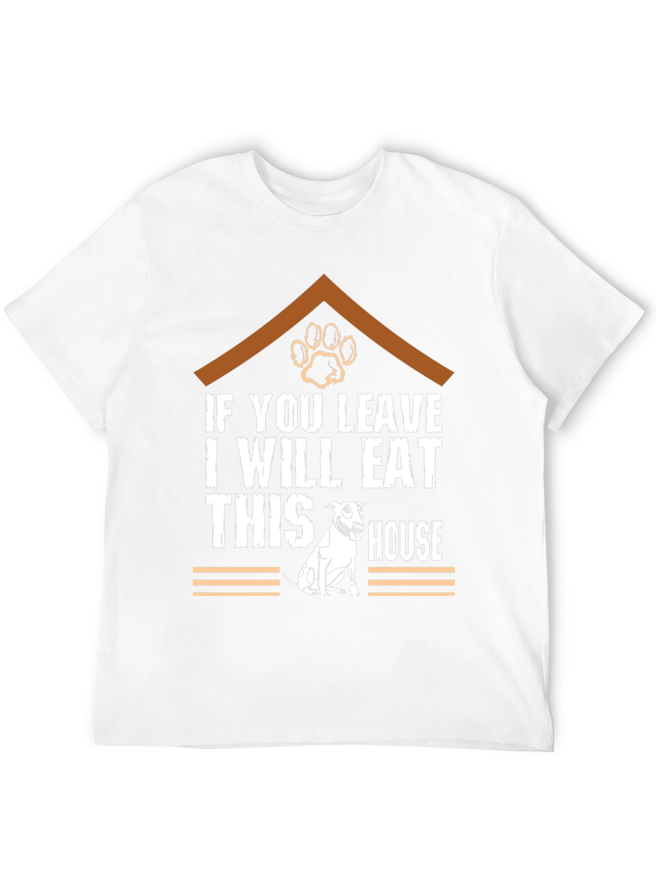 Funny Dog Eat House T-Shirt