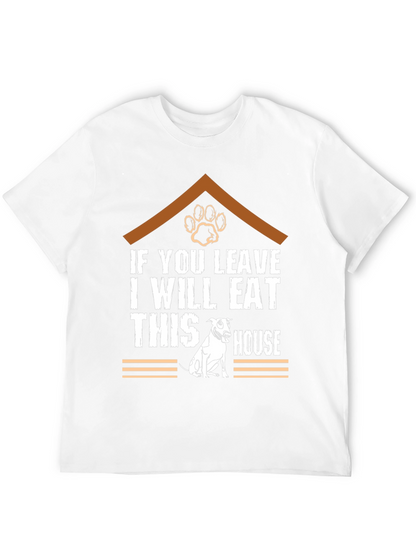 Funny Dog Eat House T-Shirt
