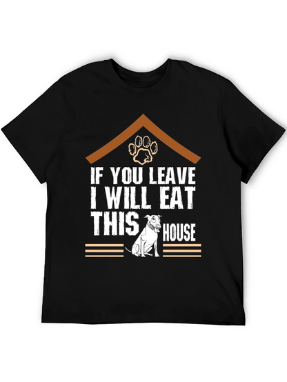 Funny Dog Eat House T-Shirt