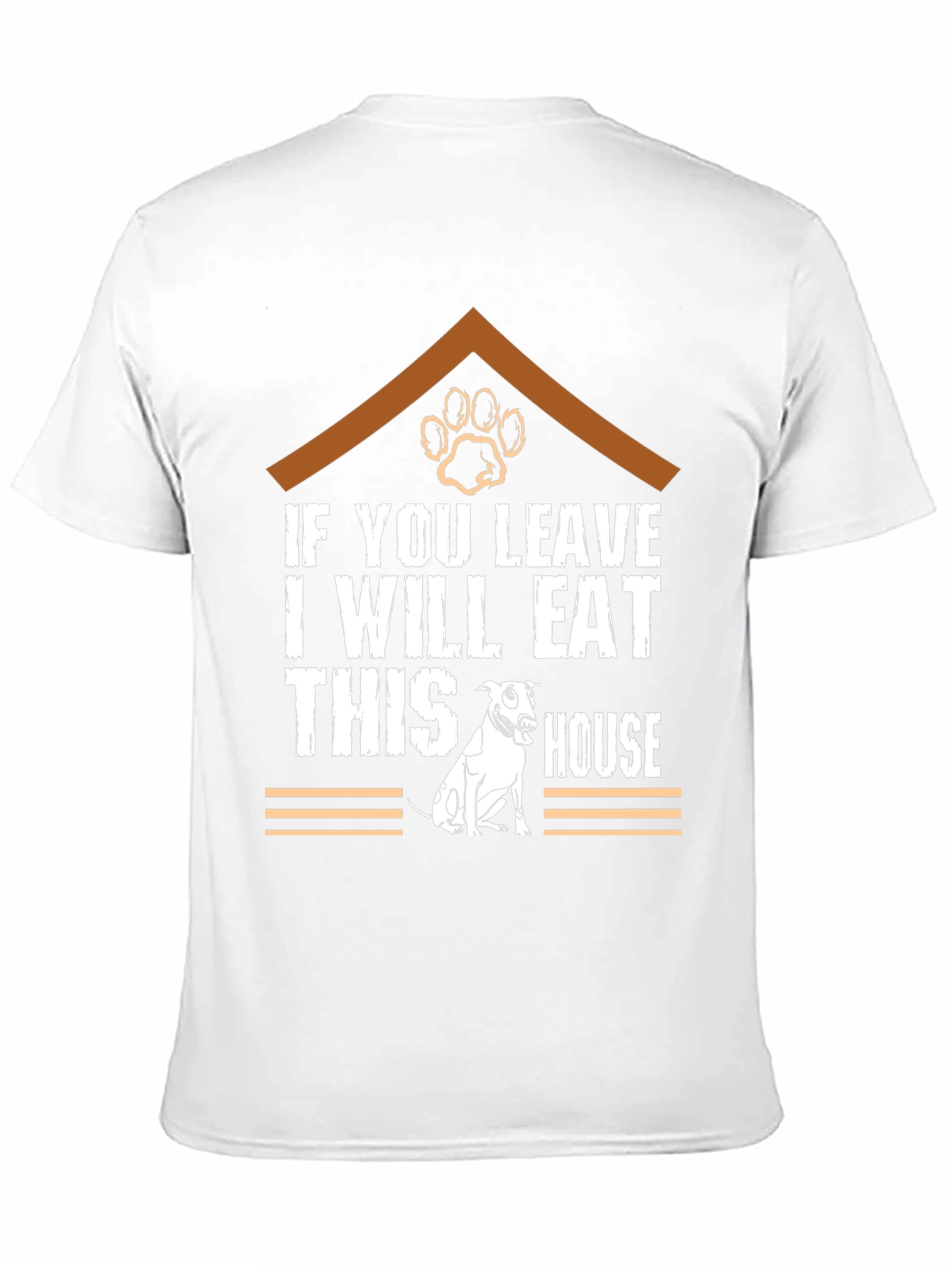 Funny Dog Eat House T-Shirt