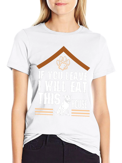 Funny Dog Eat House T-Shirt
