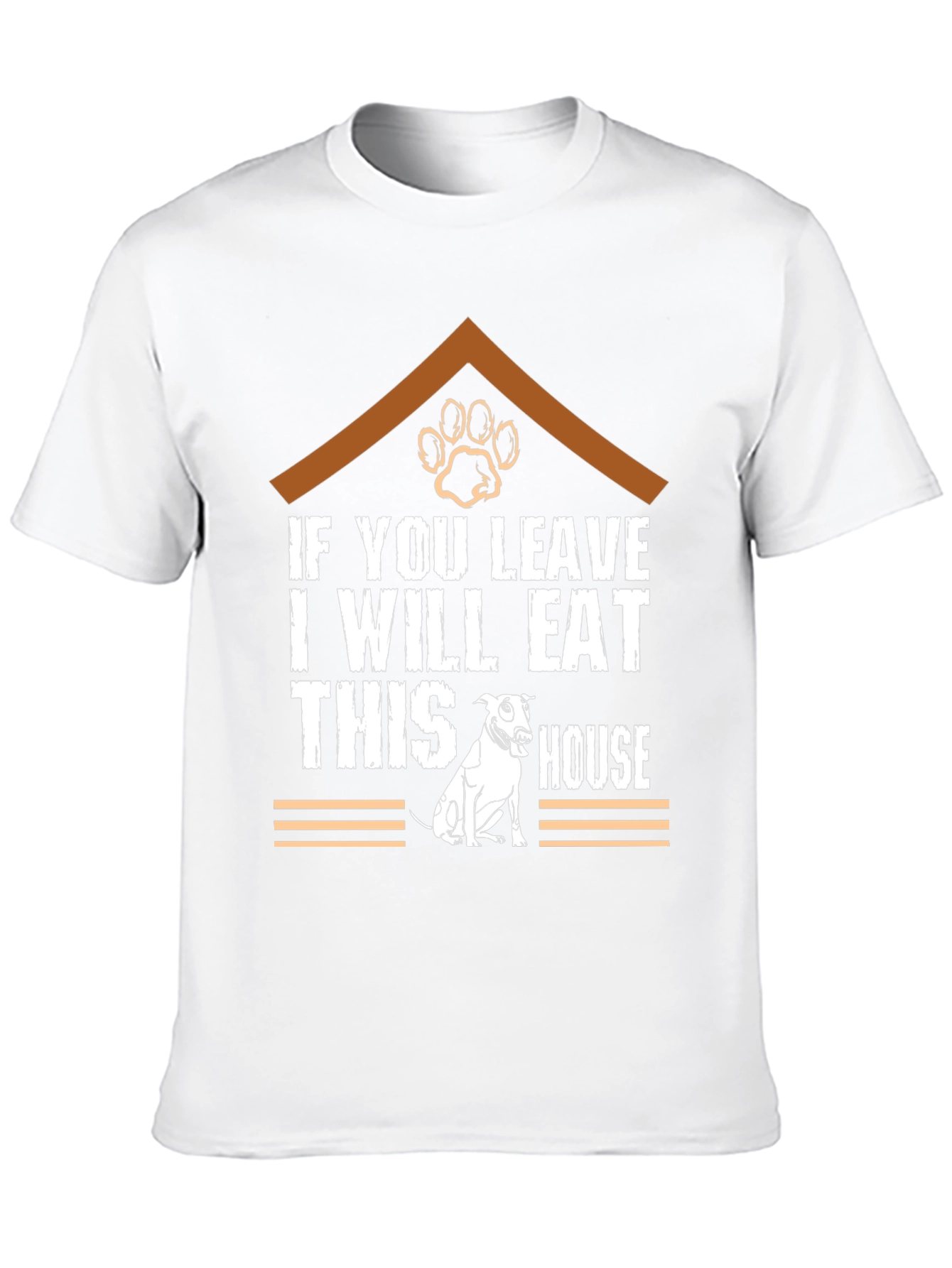 Funny Dog Eat House T-Shirt