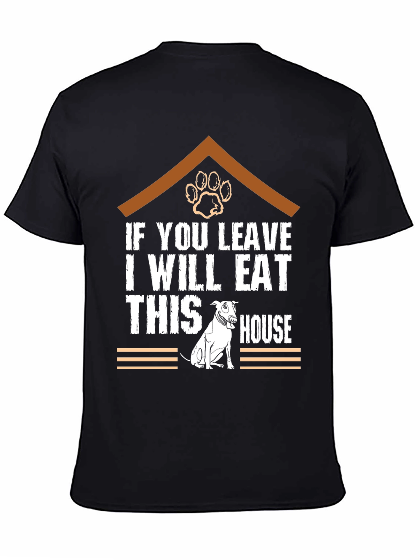 Funny Dog Eat House T-Shirt