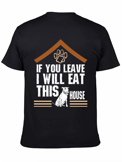 Funny Dog Eat House T-Shirt