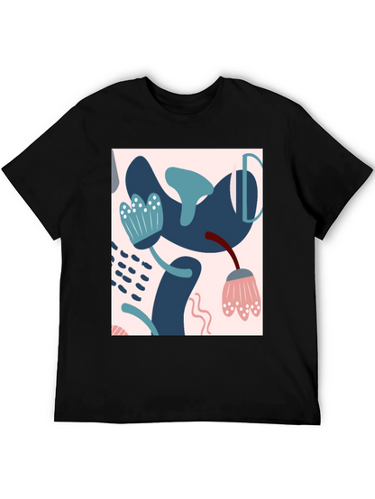 Abstract Art Black T-Shirt