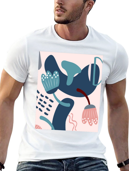 Abstract Art Black T-Shirt