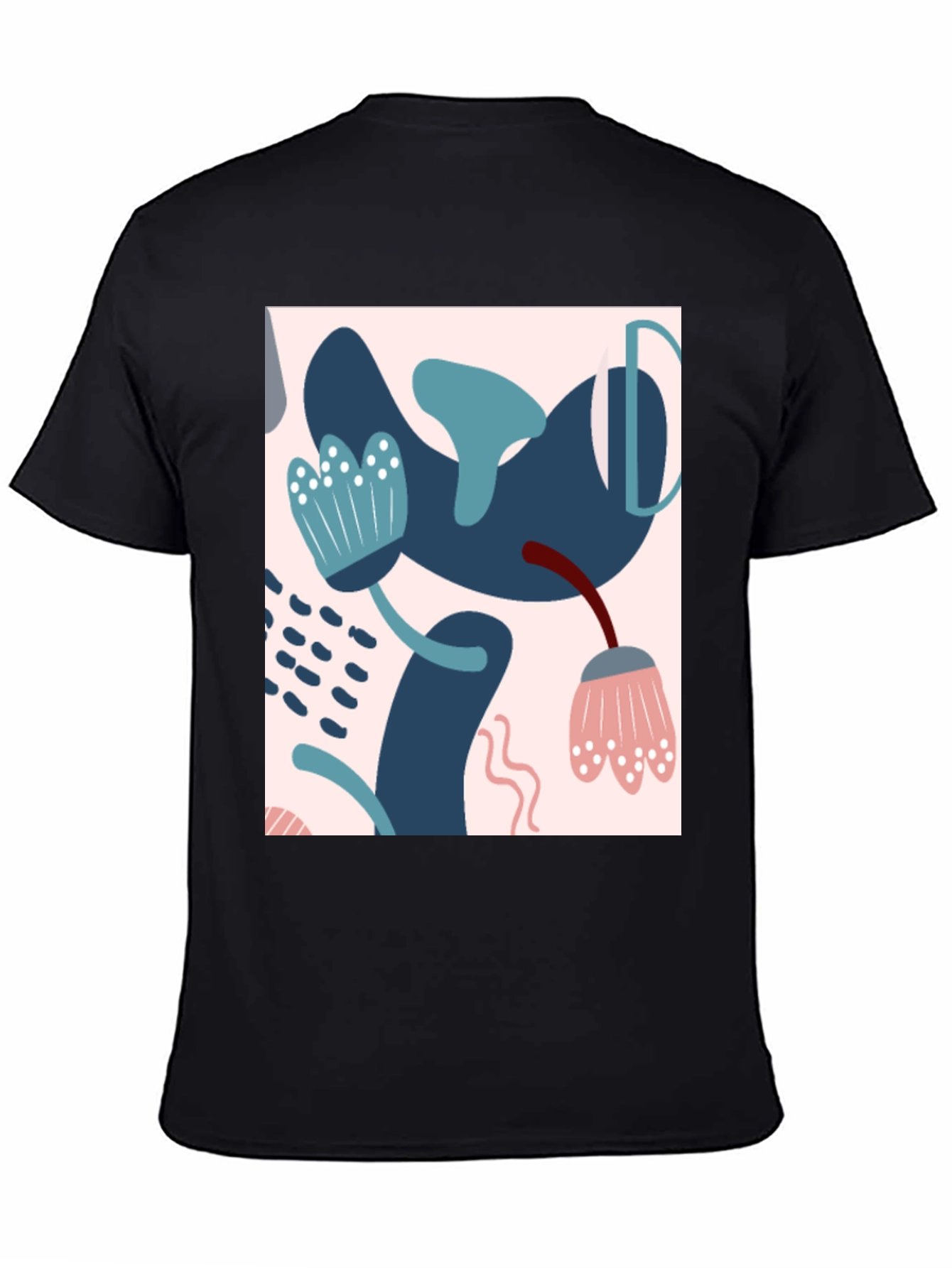 Abstract Art Black T-Shirt