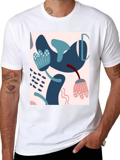 Abstract Art Black T-Shirt